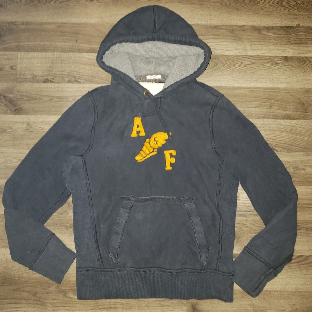Mens Large Abercrombie & Fitch Pullover Hoodie